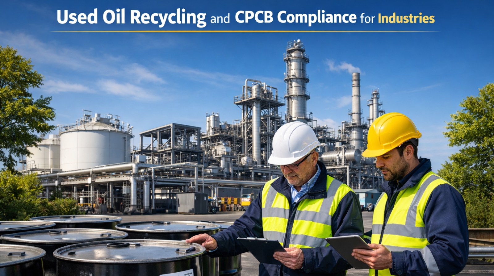 Used Oil Recycling & CPCB Compliance for Industries