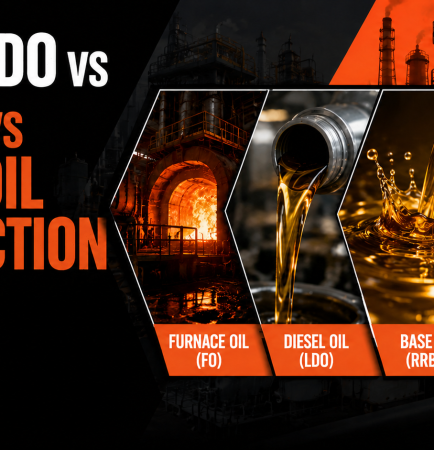 Furnace Oil (FO) vs Diesel Oil (LDO) vs Base Oil (RRBO) vs Used Oil Collection comparison for industrial fuel efficiency and sustainability