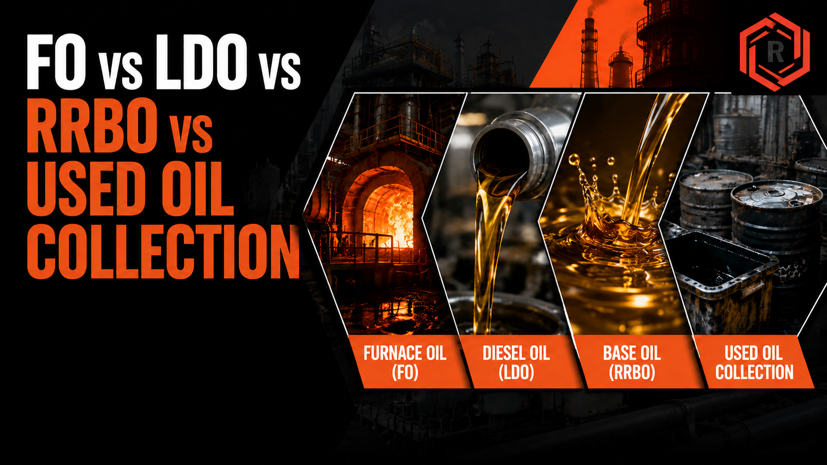 Furnace Oil (FO) vs Diesel Oil (LDO) vs Base Oil (RRBO) vs Used Oil ...